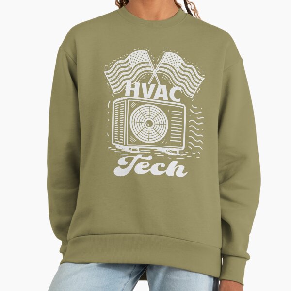 HVAC Technician Men American Flag USA Vintage design - Adult & Kids T-Shirts, Sweatshirts & Hoodies apparel design preview 1