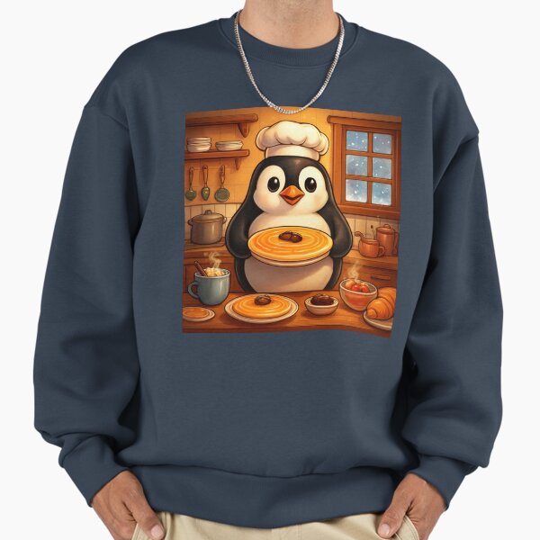 Penguin Winter Chef. - Adult & Kids T-Shirts, Sweatshirts & Hoodies apparel design preview 1