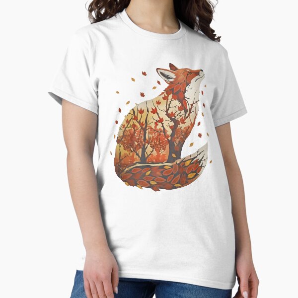 Fox and Autumn - Adult & Kids T-Shirts, Sweatshirts & Hoodies apparel design preview 1