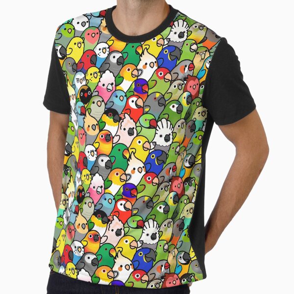 Everybirdy Pattern 2023 Graphic - Adult & Kids T-Shirts, Sweatshirts & Hoodies apparel design preview 1