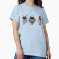 Festive Christmas sheep - Adult & Kids T-Shirts, Sweatshirts & Hoodies apparel design preview 1