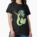 Watercolor Green Mermaid - Adult & Kids T-Shirts, Sweatshirts & Hoodies apparel design preview 1