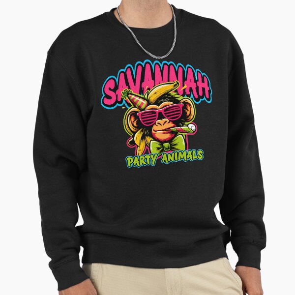 Savannah Party Animals Funny Baseball Banana Matching - Adult & Kids T-Shirts, Sweatshirts & Hoodies apparel design preview 1