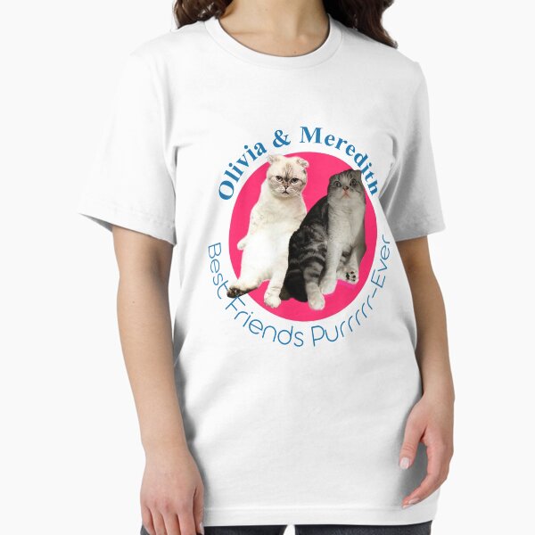 Olivia and Meredith Best Friends Purrever - Adult & Kids T-Shirts, Sweatshirts & Hoodies apparel design preview 1