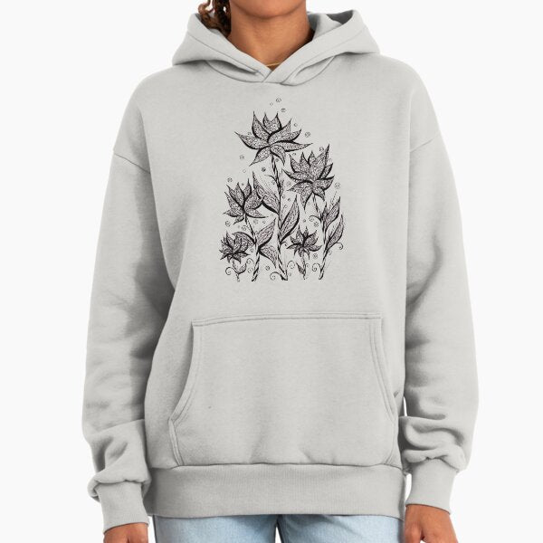 Abstract Flower Lineart - Adult & Kids T-Shirts, Sweatshirts & Hoodies apparel design preview 1