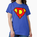 Letter D Super Vol.1 - Adult & Kids T-Shirts, Sweatshirts & Hoodies apparel design preview 1