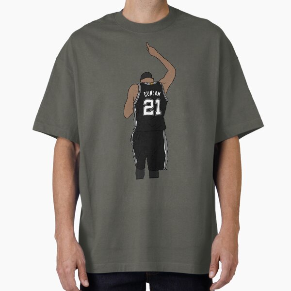 Tim Duncan Pointing Up - Adult & Kids T-Shirts, Sweatshirts & Hoodies apparel design preview 1