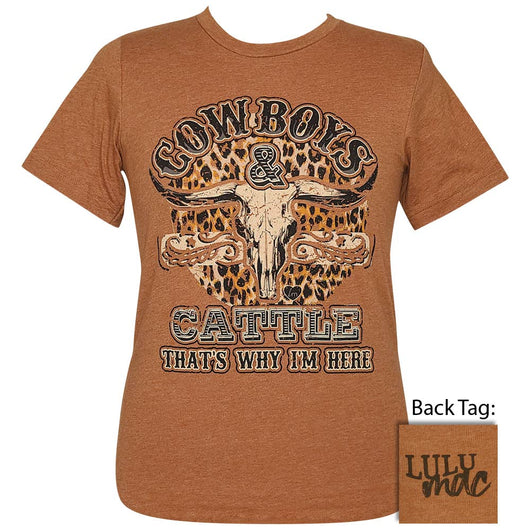 Girlie Girl Lulu Mac Cowboys Cattle Canvas - Adult & Kids T-Shirts, Sweatshirts & Hoodies apparel design preview 1