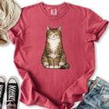 Smiling Brown Mackerel Tabby - Adult & Kids T-Shirts, Sweatshirts & Hoodies apparel design preview 1