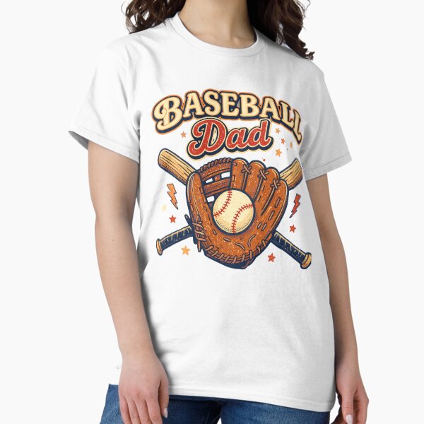 Baseball Dad Vintage Glove Sports Fan - Adult & Kids T-Shirts, Sweatshirts & Hoodies apparel design preview 1
