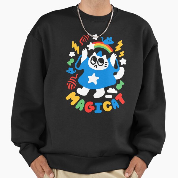 Colorful Magicat - Adult & Kids T-Shirts, Sweatshirts & Hoodies apparel design preview 1