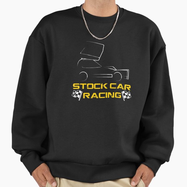 Stock Car Racing with chequered flags - Adult & Kids T-Shirts, Sweatshirts & Hoodies apparel design preview 1