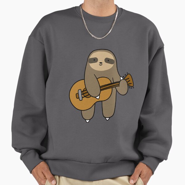 Guitar Sloth - Adult & Kids T-Shirts, Sweatshirts & Hoodies apparel design preview 1