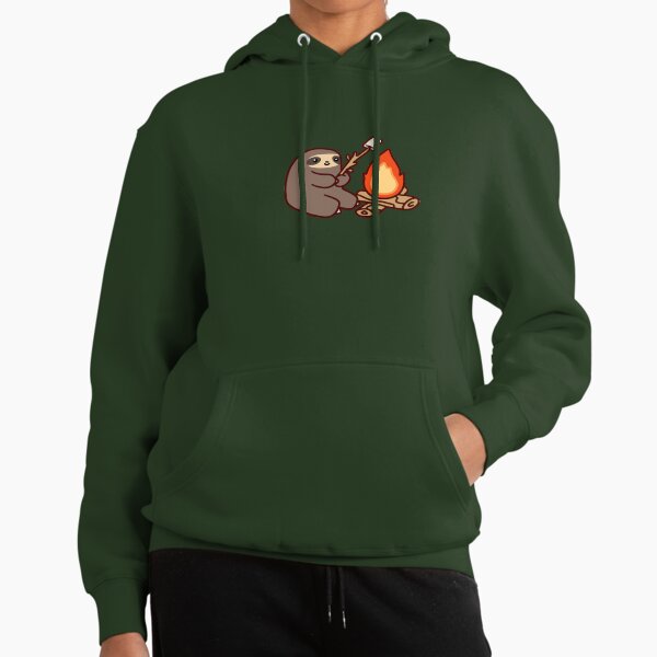 Campfire Sloth - Adult & Kids T-Shirts, Sweatshirts & Hoodies apparel design preview 1