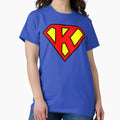 Letter K Super Vol.1 - Adult & Kids T-Shirts, Sweatshirts & Hoodies apparel design preview 1
