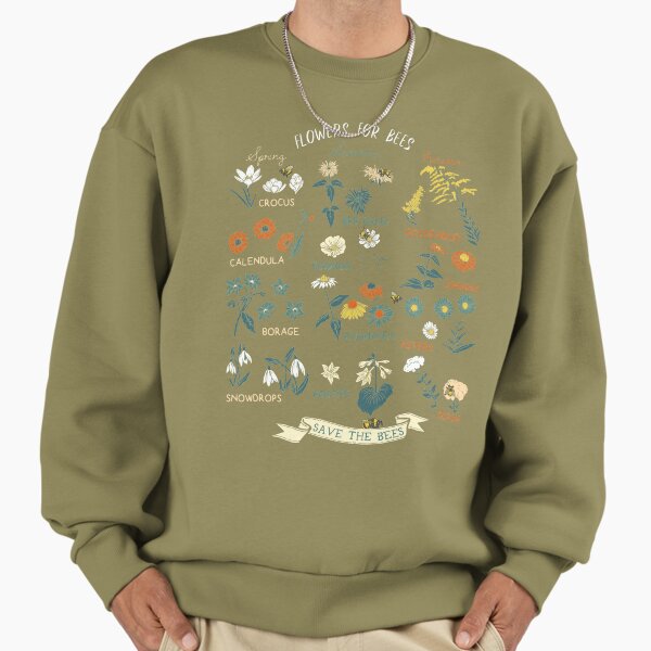 Flowers For Bees (Color) - Adult & Kids T-Shirts, Sweatshirts & Hoodies apparel design preview 1