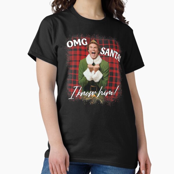 OMG Santa! I know him! - Adult & Kids T-Shirts, Sweatshirts & Hoodies apparel design preview 1
