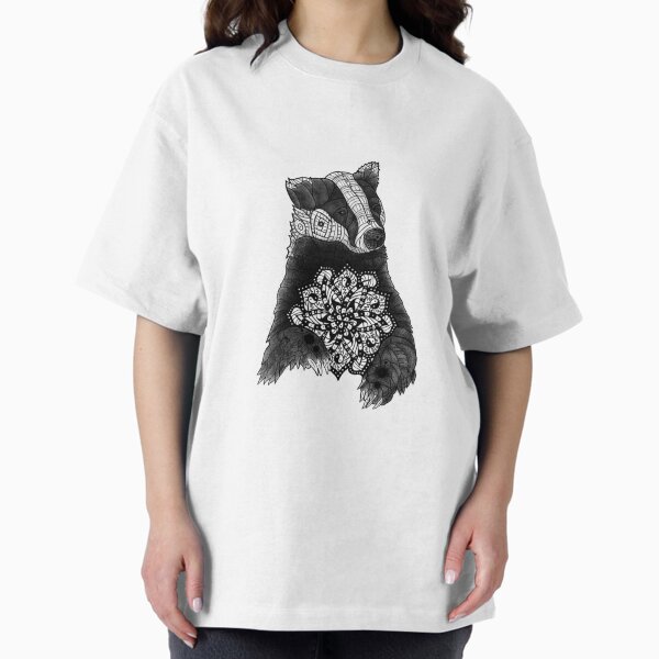 Balanced mandala badger tattoo - Adult & Kids T-Shirts, Sweatshirts & Hoodies apparel design preview 1