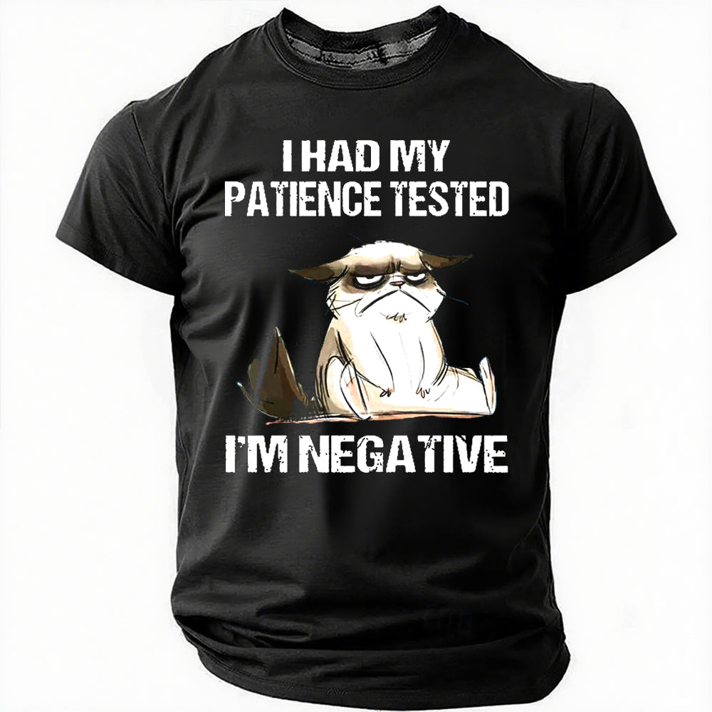I Had My Patience Tested Print Men Slogan - Adult & Kids T-Shirts, Sweatshirts & Hoodies apparel design preview 6