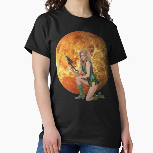 Sci Fi Barbarella Travels to Venus - Adult & Kids T-Shirts, Sweatshirts & Hoodies apparel design preview 1