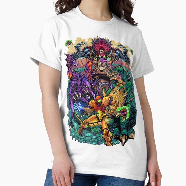 Metroid Gaming Classic Tribute - Adult & Kids T-Shirts, Sweatshirts & Hoodies apparel design preview 1