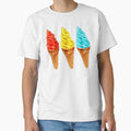 Rainbow Ice Cream Pattern - Adult & Kids T-Shirts, Sweatshirts & Hoodies apparel design preview 1