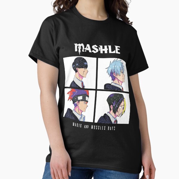MASHLE: MAGIC AND MUSCLES DAYS (GRUNGE STYLE) - Adult & Kids T-Shirts, Sweatshirts & Hoodies apparel design preview 1
