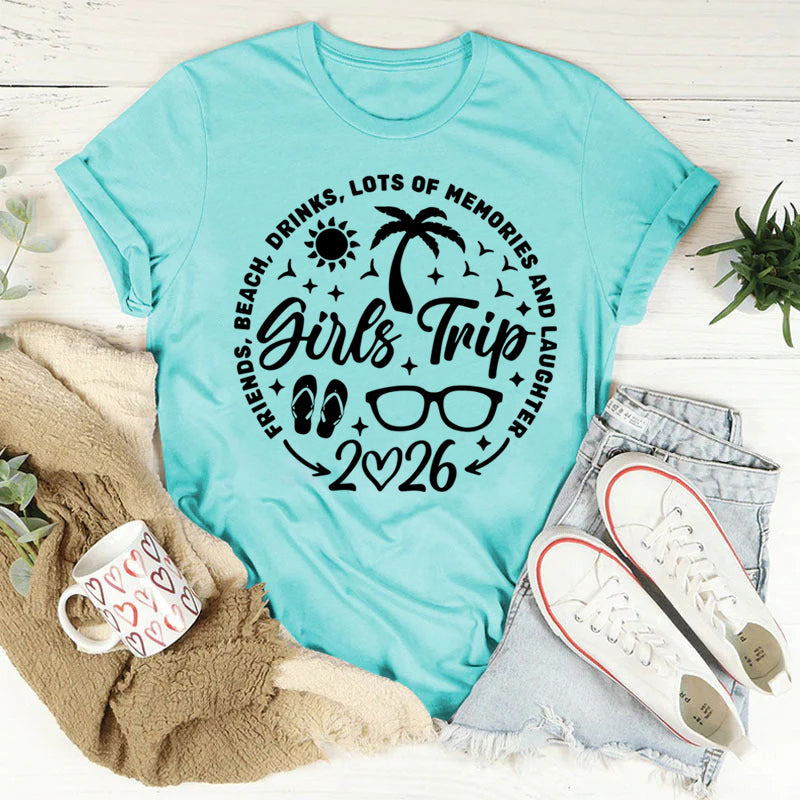 Girl's Trip 2026 Letter Print Women Slogan - Adult & Kids T-Shirts, Sweatshirts & Hoodies apparel design preview 2