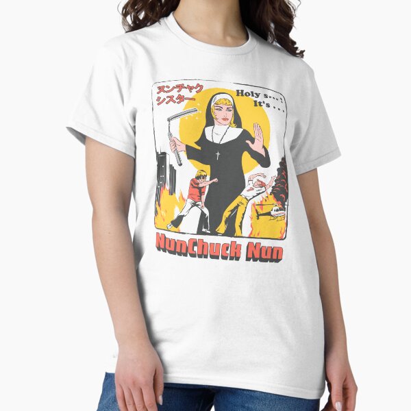 NUNCHUCK NUN - Adult & Kids T-Shirts, Sweatshirts & Hoodies apparel design preview 1