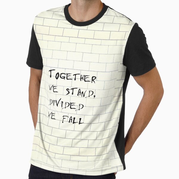 Pink Floyd Together we stand, divided fall Graphic - Adult & Kids T-Shirts, Sweatshirts & Hoodies apparel design preview 1