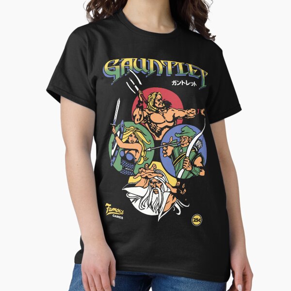 Gauntlet Retro Vintage Arcade Gaming - Adult & Kids T-Shirts, Sweatshirts & Hoodies apparel design preview 1