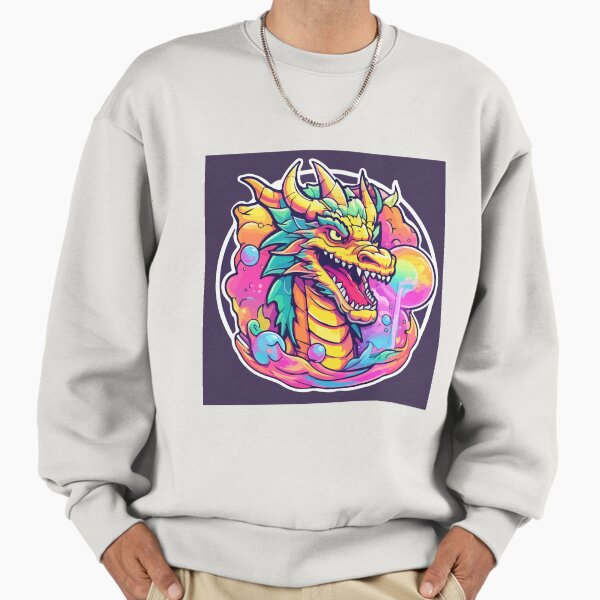 Dragon Colorful neon - Adult & Kids T-Shirts, Sweatshirts & Hoodies apparel design preview 1