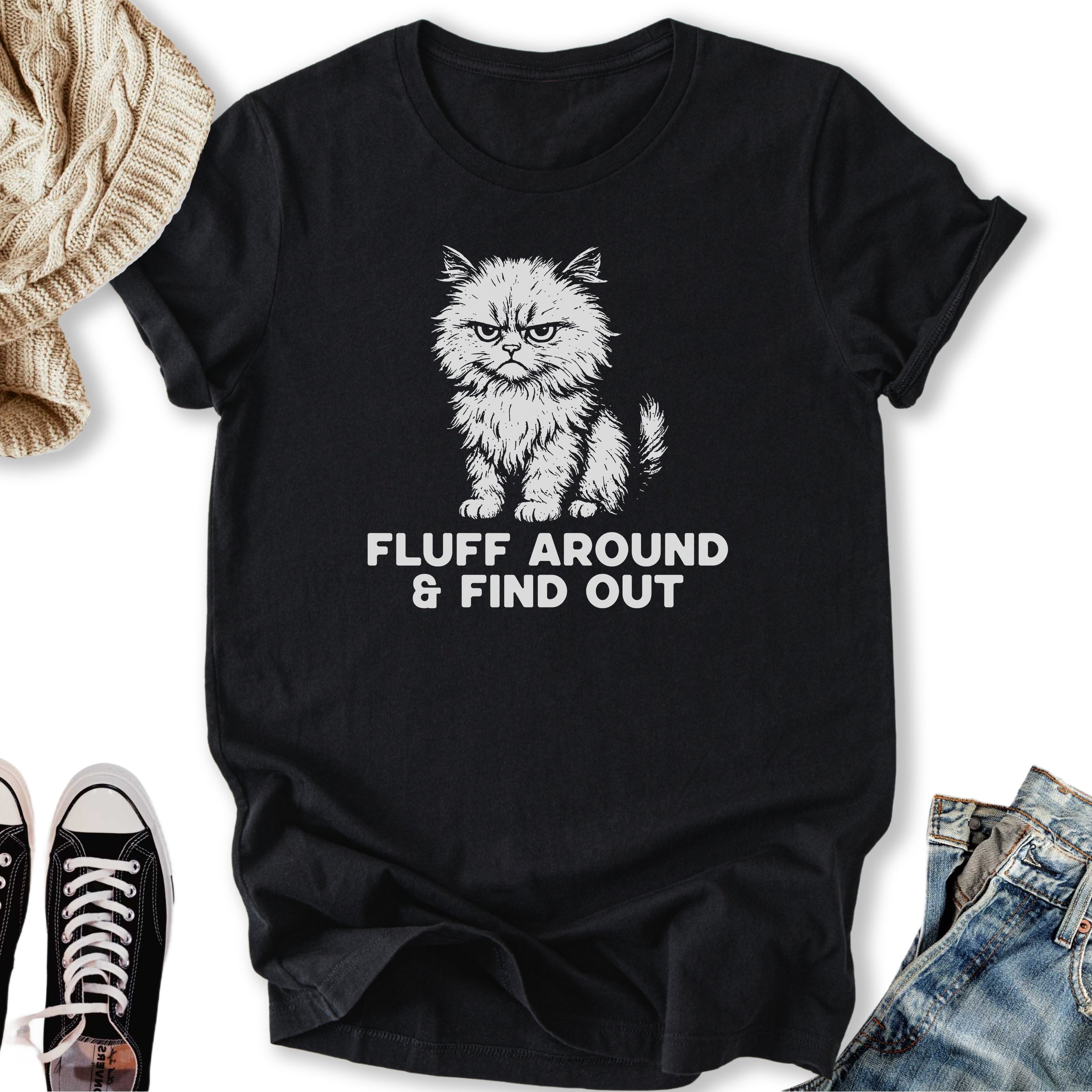 Fluff Around - Adult & Kids T-Shirts, Sweatshirts & Hoodies apparel design preview 2