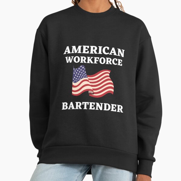 Bartender American Workforce - Adult & Kids T-Shirts, Sweatshirts & Hoodies apparel design preview 1