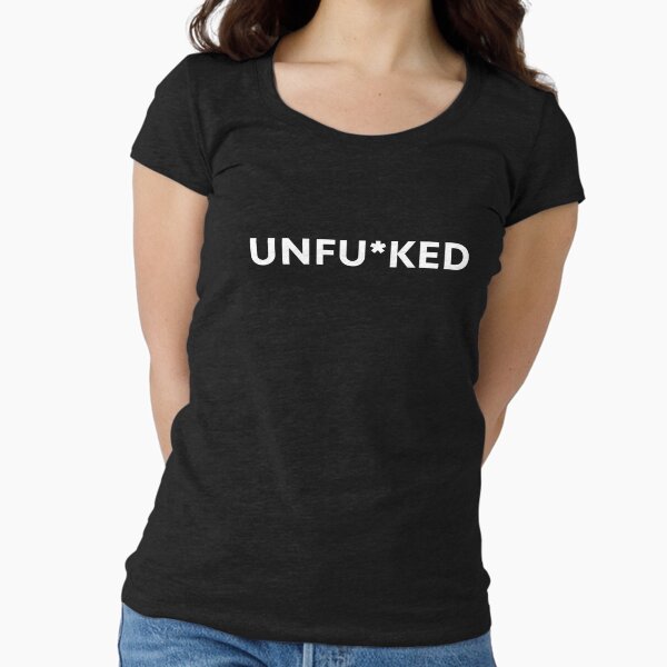 Unfu*ked attitude fun motivational design white - Adult & Kids T-Shirts, Sweatshirts & Hoodies apparel design preview 1