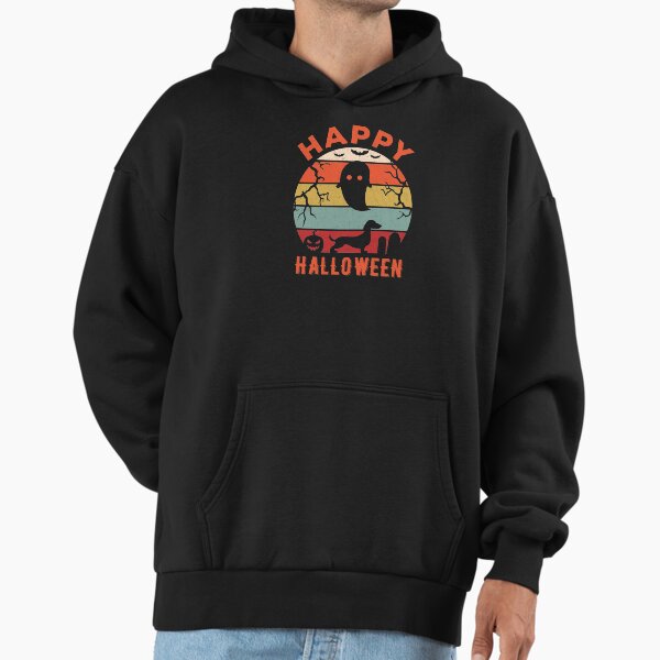 Dachshund Happy Halloween - Adult & Kids T-Shirts, Sweatshirts & Hoodies apparel design preview 1
