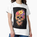 Spring Floral Skull Surreal - Adult & Kids T-Shirts, Sweatshirts & Hoodies apparel design preview 1