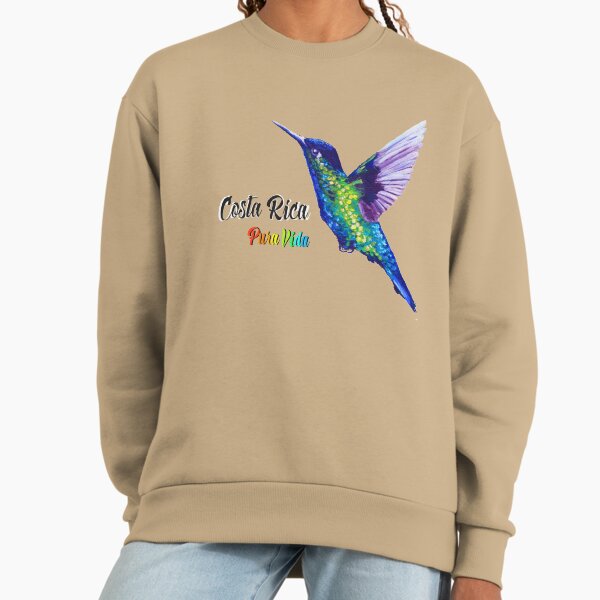Hummingbird, Costa Rica, Pura Vida - Adult & Kids T-Shirts, Sweatshirts & Hoodies apparel design preview 1