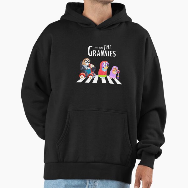 Bluey Here Come The Grannies Band Style - Adult & Kids T-Shirts, Sweatshirts & Hoodies apparel design preview 1