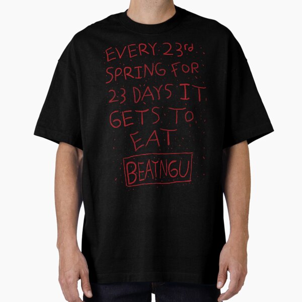 Blood smeared creeper warning - Adult & Kids T-Shirts, Sweatshirts & Hoodies apparel design preview 1