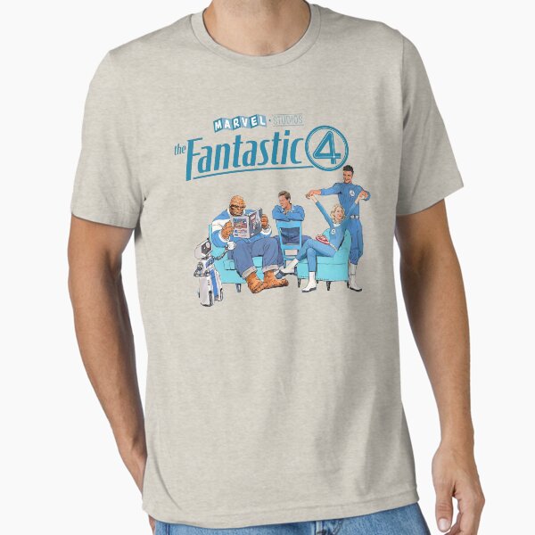 Fantastic Four Pedro Pascal Movies Poster Fan Art - Adult & Kids T-Shirts, Sweatshirts & Hoodies apparel design preview 1