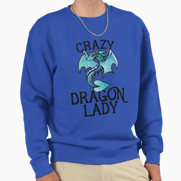 Crazy Dragon lady - Adult & Kids T-Shirts, Sweatshirts & Hoodies apparel design preview 1