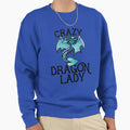 Crazy Dragon lady - Adult & Kids T-Shirts, Sweatshirts & Hoodies apparel design preview 1