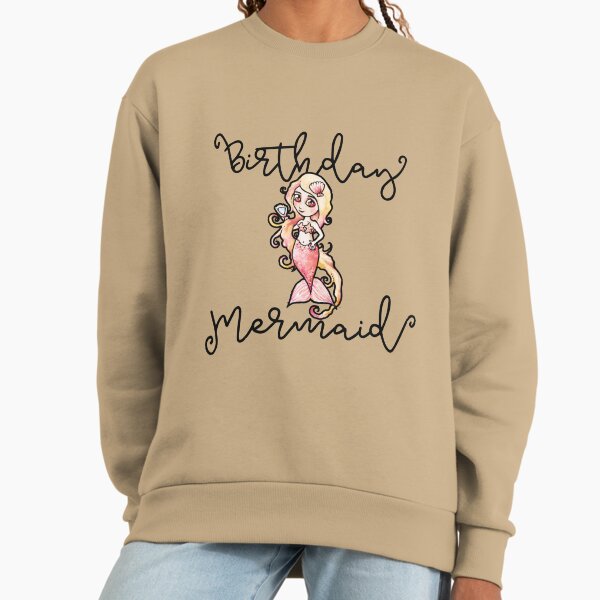 Birthday mermaid - Adult & Kids T-Shirts, Sweatshirts & Hoodies apparel design preview 1