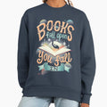 Books fall open you in - Adult & Kids T-Shirts, Sweatshirts & Hoodies apparel design preview 1