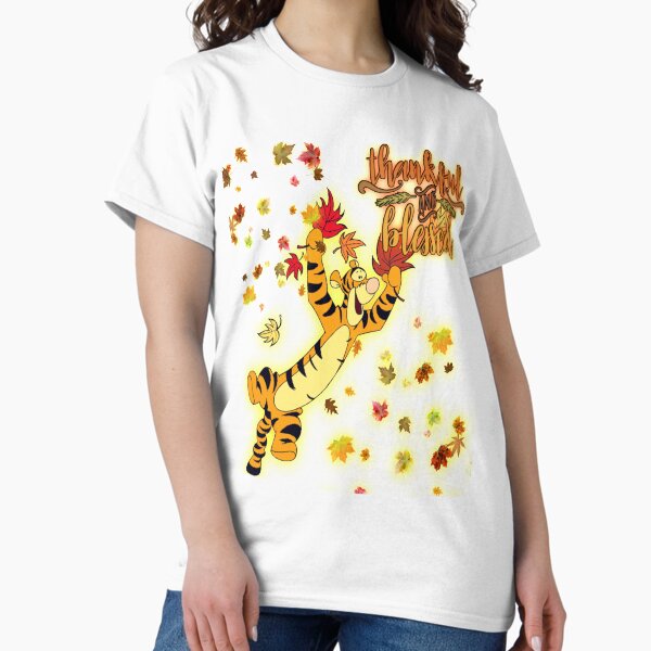 Thankful tigger - Adult & Kids T-Shirts, Sweatshirts & Hoodies apparel design preview 1