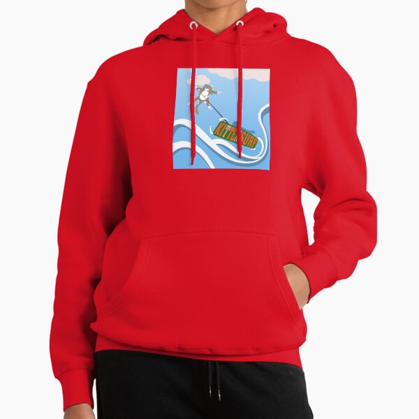 Kite Surfing Cat Kittensurf Funny Beach - Adult & Kids T-Shirts, Sweatshirts & Hoodies apparel design preview 1
