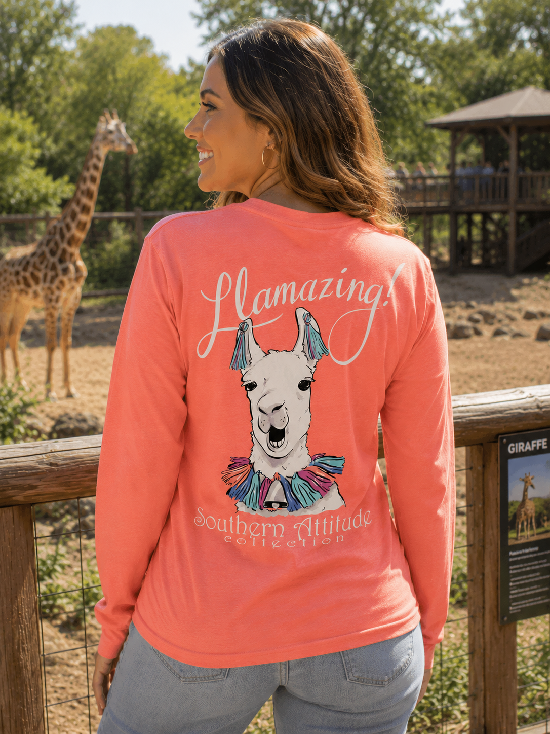 SALE Southern Attitude Preppy Amazing Llama - Adult & Kids T-Shirts, Sweatshirts & Hoodies apparel design preview 1