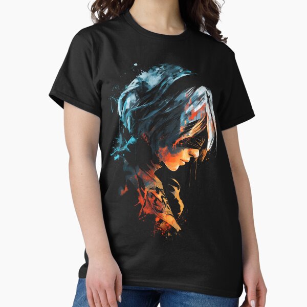 2B YoRHa No.2 Nier Automata Print design - Adult & Kids T-Shirts, Sweatshirts & Hoodies apparel design preview 1