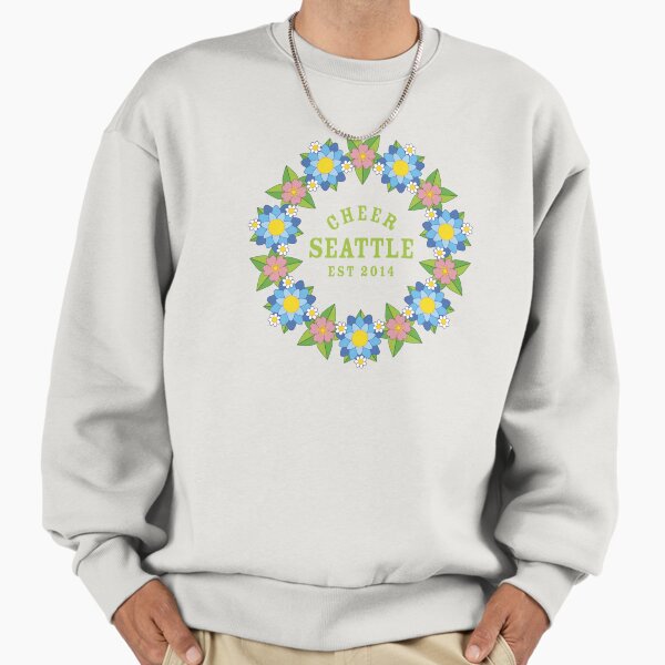 Spring Forward with Cheer Seattle Green - Adult & Kids T-Shirts, Sweatshirts & Hoodies apparel design preview 1